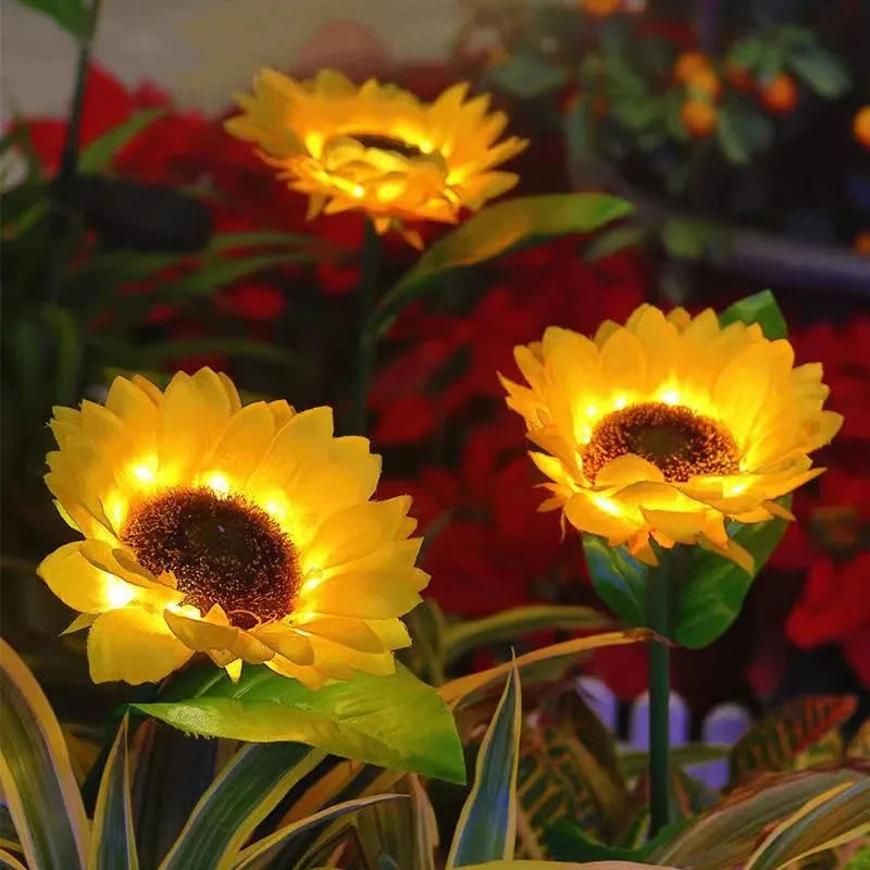 Solar Sunflower Lawn Lamp