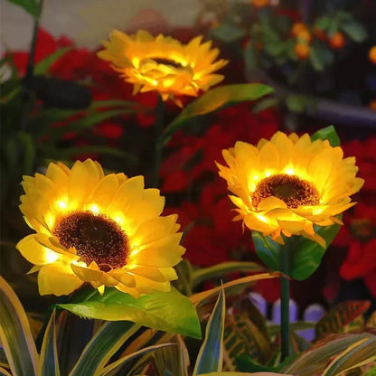Solar Sunflower Lawn Lamp