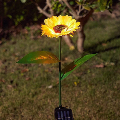 Solar Sunflower Lawn Lamp