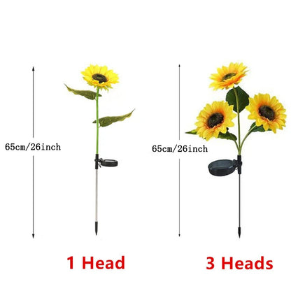 Solar Sunflower Lawn Lamp