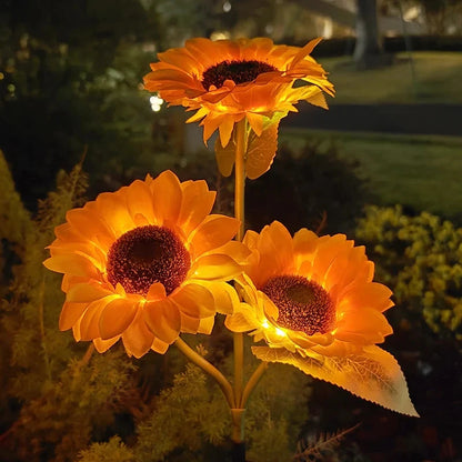 Solar Sunflower Lawn Lamp