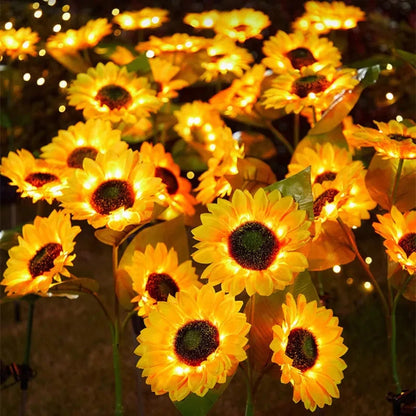 Solar Sunflower Lawn Lamp