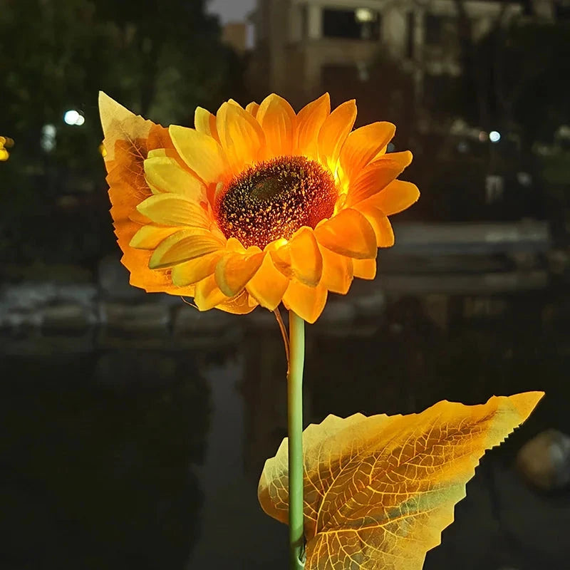 Solar Sunflower Lawn Lamp