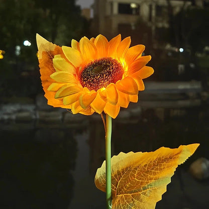 Solar Sunflower Lawn Lamp