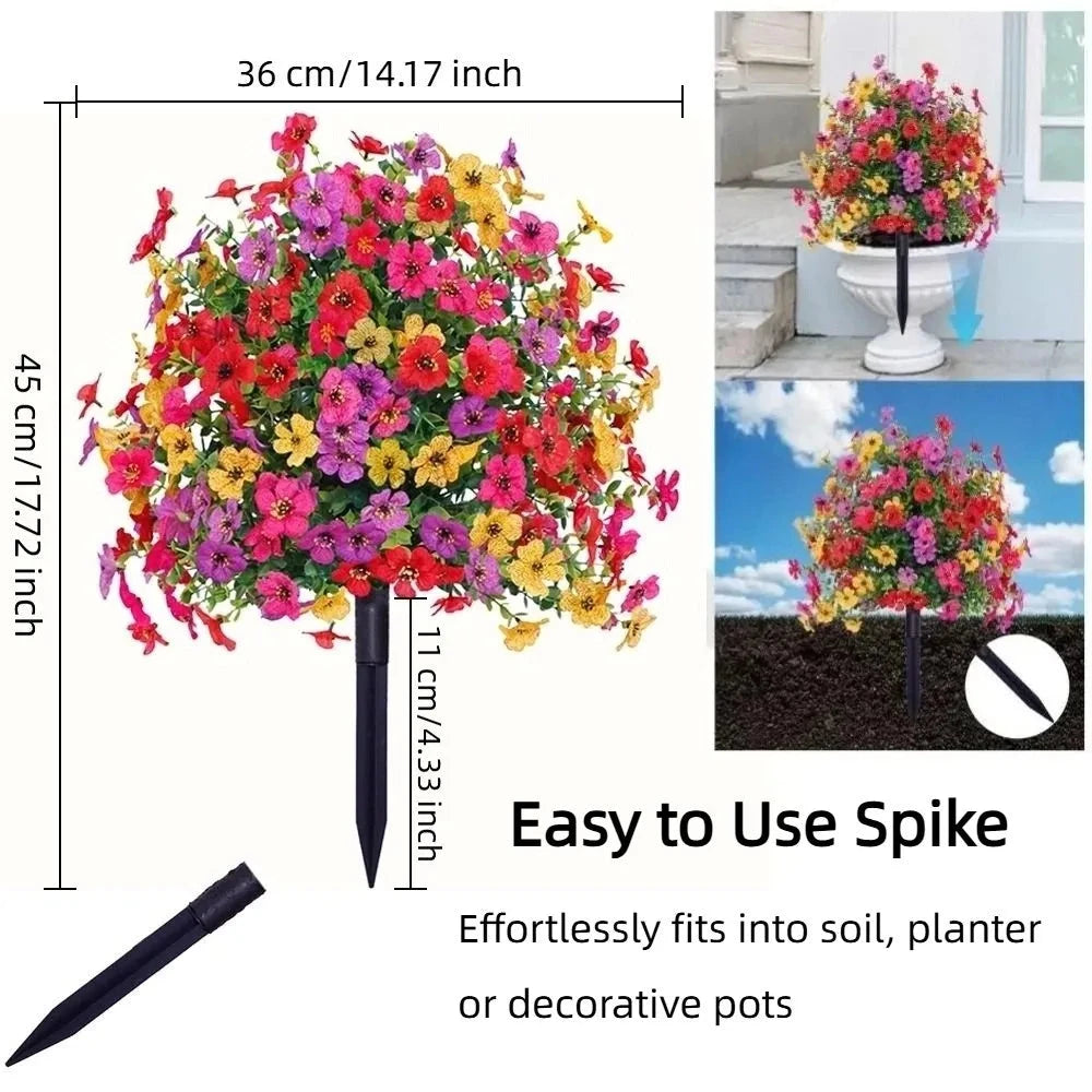 Low maintenance colorful garden