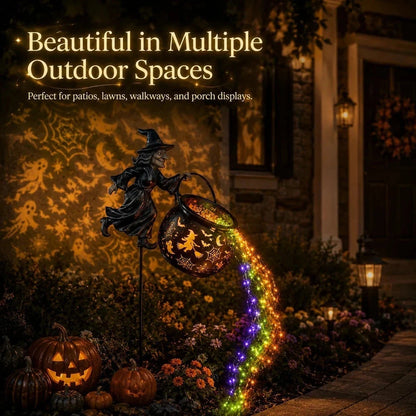 🔥Last Day 49% OFF🎃Halloween Witch Cauldron Garden Light